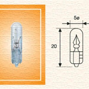 AMPUL 24V 1.2W KÜÇÜK DİPSİZ GÖSTERGE MİNİ DİPSİZ - MARELLI