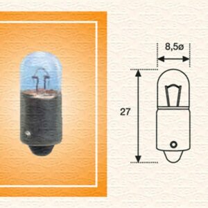 AMPUL 12V 53 4W GÖSTERGE/PARK T4W BA9S 002893100000 - MARELLI