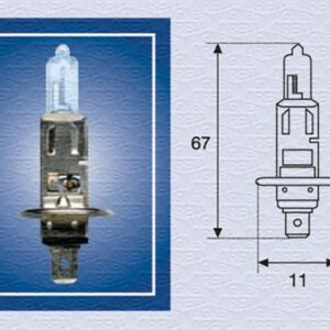 x 002552100000 AMPUL 24V H1 70W - MARELLI