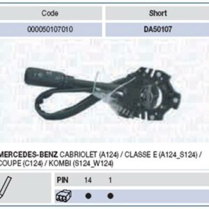 SİNYAL KOLU MERCEDES W124 E SERİSİ S124 - MARELLI