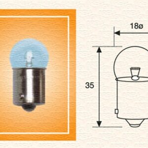 AMPUL- R10W 12V 67 GNL - MARELLI