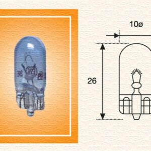 AMPUL - W5W 12B - MARELLI