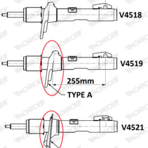 ÖN AMORTİSÖR L/R FORD TRANSİT V363 2013 2016 GAZLI VAN-MAGNUM SERİSİ - MONROE