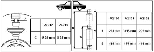 ÖN AMORTİSÖR L/R DUCATO III-JUMPER III 15Q/17Q 2006 2015 2019 KALIN MİLLİ GAZLI BOXER 2006 2015 2019 VAN-MAGNUM SERİSİ - MONROE