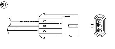 OTA5F-3C1 OKSİJEN SENSÖRÜ - NGK