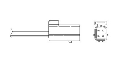 OKSİJEN SENSÖRÜ OTD3J-5B1 JAGUAR XJ 3.2 4.0 COUPE 94-96 XJSC 4.0 94-97 - NGK