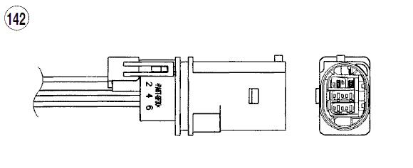 UAA0004-VW007 OKSİJEN SENSÖRÜ - NGK