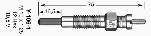 Y-106-1 KIZDIRMA BUJİSİ - NGK