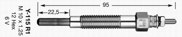 Y-115R1 KIZDIRMA BUJİSİ - NGK