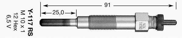 Y-117RS KIZDIRMA BUJİSİ - NGK