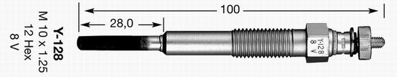 Y-128 KIZDIRMA BUJİSİ - NGK