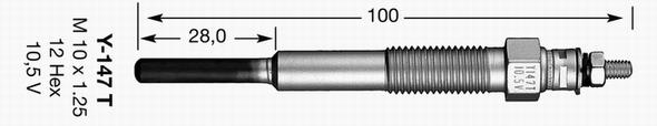 Y-147T KIZDIRMA BUJİSİ - NGK