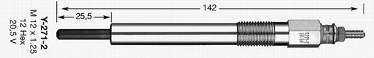 Y-271-2 KIZDIRMA BUJİSİ - NGK