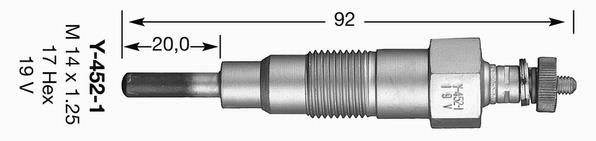 Y-452-1 KIZDIRMA BUJİSİ - NGK