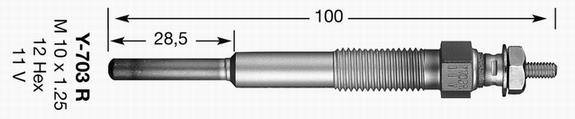 Y-703R KIZDIRMA BUJİSİ - NGK