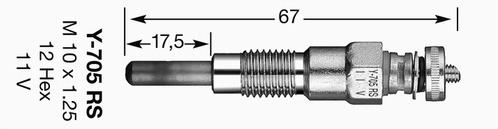 Y-705RS KIZDIRMA BUJİSİ - NGK