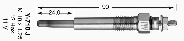 Y-710J KIZDIRMA BUJİSİ - NGK