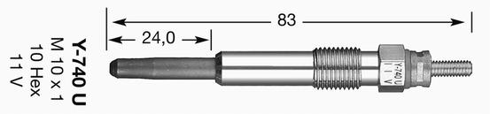 5104 KIZDIRMA BUJİSİ Y-740U - NGK