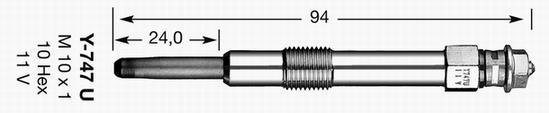 4951 KIZDIRMA BUJİSİ Y-747U - NGK