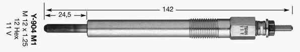 Y-904M1 KIZDIRMA BUJİSİ - NGK