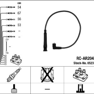 RC-AR204 ATEŞLEME KABLOSU - NGK