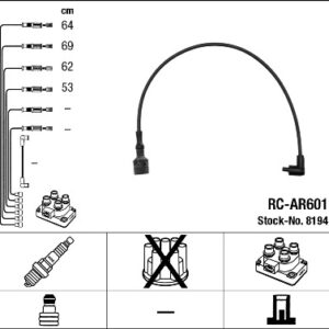 RC-AR601 ATEŞLEME KABLOSU - NGK