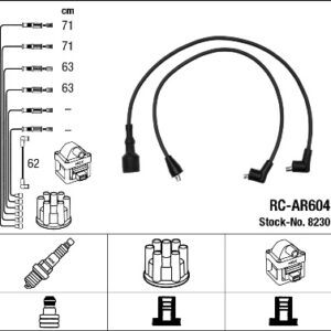 RC-AR604 ATEŞLEME KABLOSU - NGK