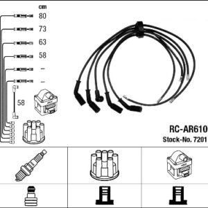 RC-AR610 ATEŞLEME KABLOSU - NGK