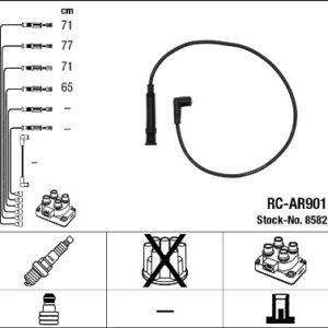 RC-AR901 ATEŞLEME KABLOSU - NGK