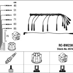 RC-BW230 ATEŞLEME KABLOSU - NGK