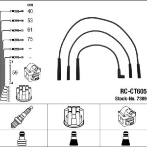 RC-CT605 ATEŞLEME KABLOSU - NGK