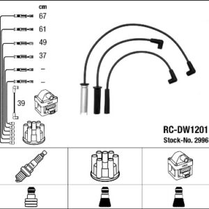 RC-DW1201 ATEŞLEME KABLOSU - NGK