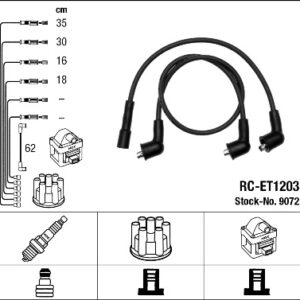 RC-ET1203 ATEŞLEME KABLOSU - NGK