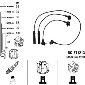 RC-ET1213 ATEŞLEME KABLOSU - NGK