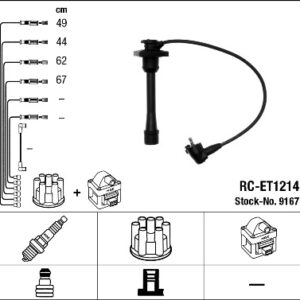 RC-ET1214 ATEŞLEME KABLOSU - NGK