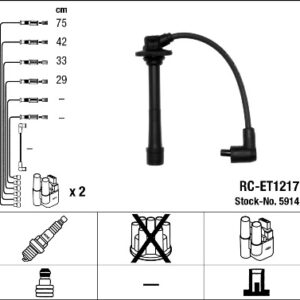 RC-ET1217 ATEŞLEME KABLOSU - NGK