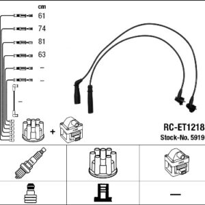 RC-ET1218 ATEŞLEME KABLOSU - NGK