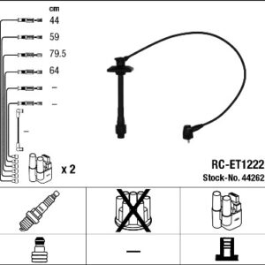 RC-ET1222 ATEŞLEME KABLOSU - NGK