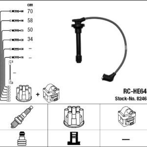 RC-HE64 ATEŞLEME KABLOSU - NGK