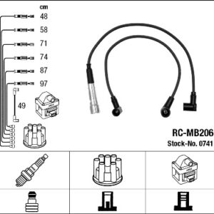 RC-MB206 ATEŞLEME KABLOSU - NGK