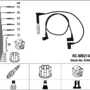 ATESLEME KABLOSU SETI MERCEDES M104 W124 S124 C124 A124 W140 R129 - NGK