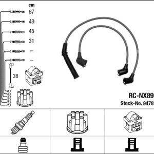 RC-NX89 ATEŞLEME KABLOSU - NGK