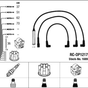 RC-OP1217 ATEŞLEME KABLOSU - NGK