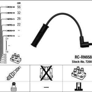 RC-RN658 ATEŞLEME KABLOSU - NGK