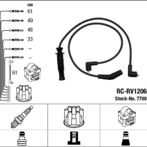 RC-RV1206 ATEŞLEME KABLOSU - NGK