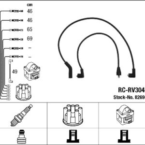 RC-RV304 ATEŞLEME KABLOSU - NGK