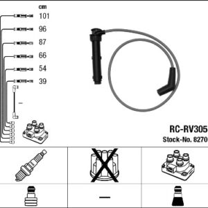 RC-RV305 ATEŞLEME KABLOSU - NGK