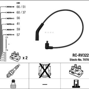 RC-RV322 ATEŞLEME KABLOSU - NGK