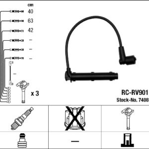 RC-RV901 ATEŞLEME KABLOSU - NGK