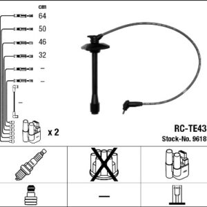 RC-TE43 ATEŞLEME KABLOSU - NGK